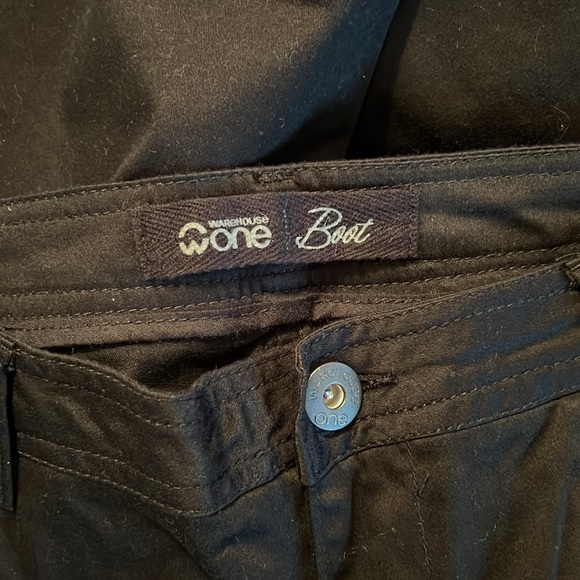 Warehouse One ladies black jeans, size 16 regular inseam 31 great stretch NWT - Picture 5 of 6